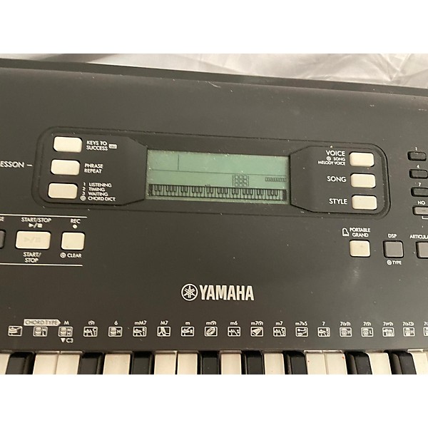 Used Yamaha Psre373 Portable Keyboard