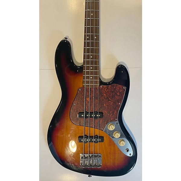 Used Squier Jazz Bass Electric Bass Guitar