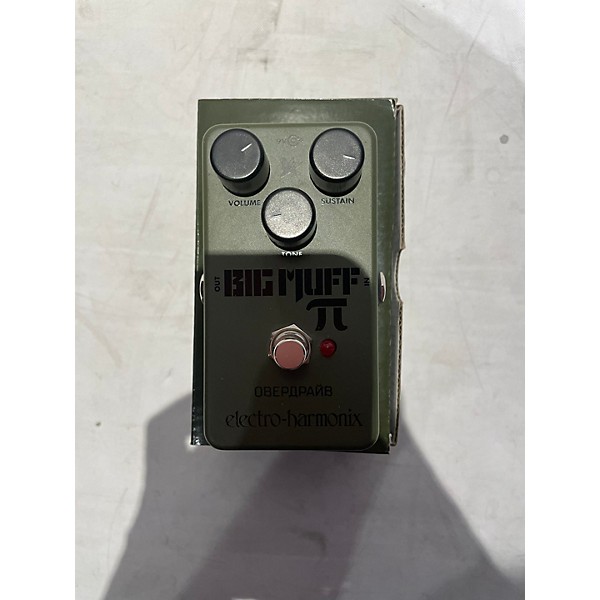 Used Electro-Harmonix Green Russian Big Muff Pi Fuzz Effect Pedal