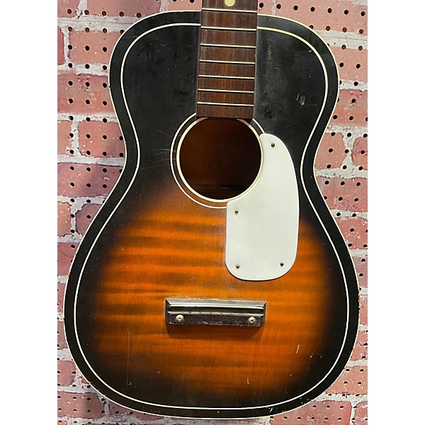 Vintage Silvertone 1970 604 Parlor Acoustic Guitar