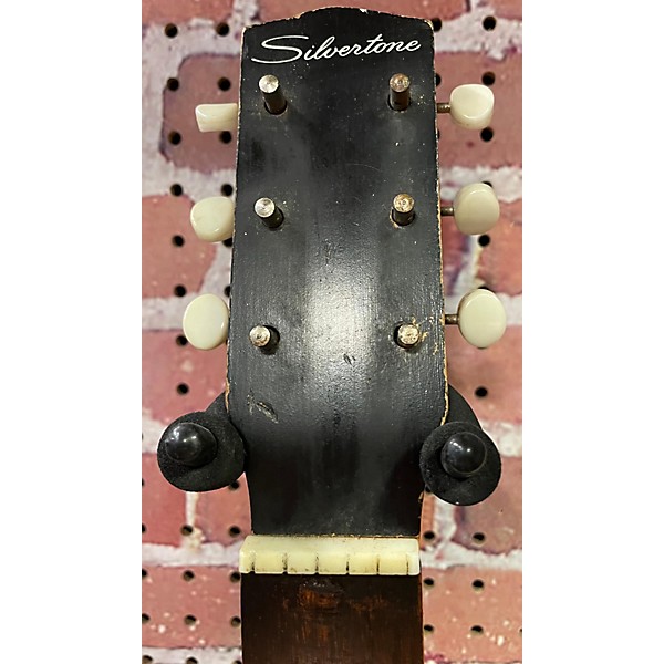 Vintage Silvertone 1970 604 Parlor Acoustic Guitar