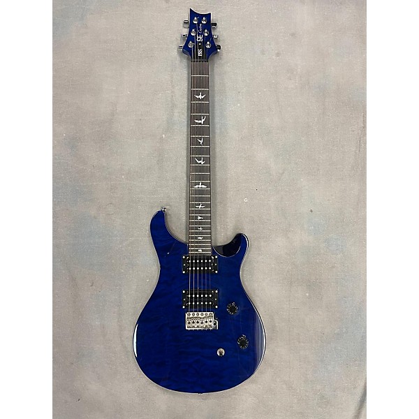 Used PRS Used PRS SE Custom 24 Trans Blue Solid Body Electric Guitar