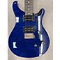 Used PRS Used PRS SE Custom 24 Trans Blue Solid Body Electric Guitar