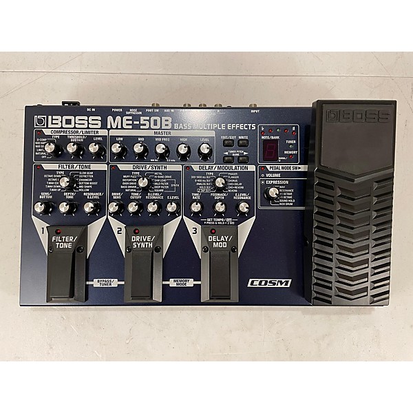 Used BOSS ME50B Bass Multi Bass Effect Pedal | Guitar Center