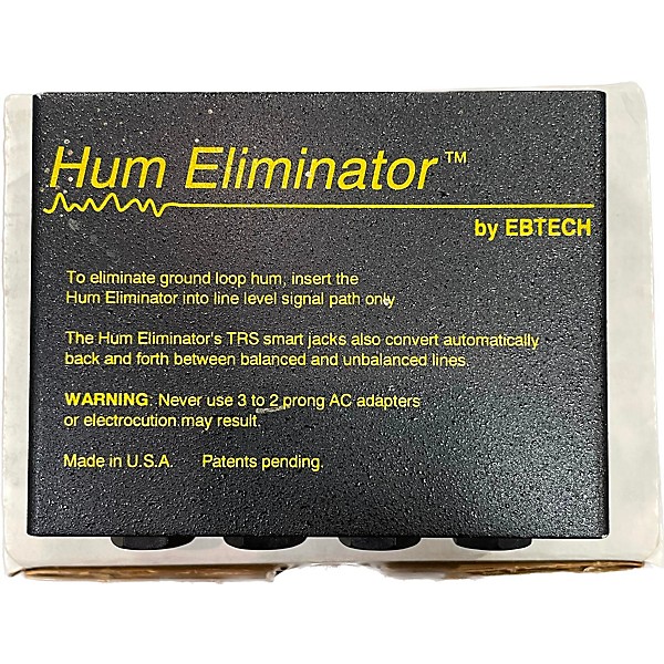 Used Ebtech 2-Channel Hum Eliminator