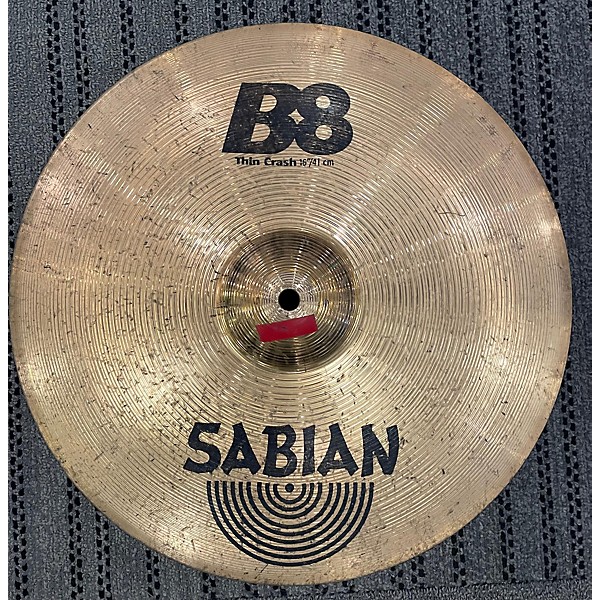 Used SABIAN Used SABIAN 16in B8 Thin Crash Cymbal