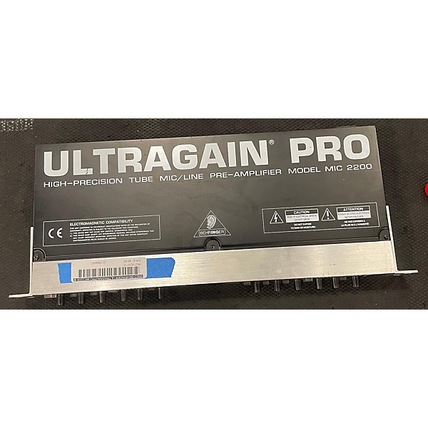 Used Behringer Ultragain Pro MIC2200 Microphone Preamp