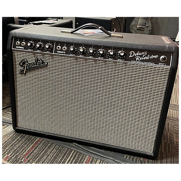 Used Fender 1965 Deluxe Reverb 22W Tube Guitar Amp Head