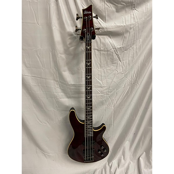 Used Schecter Guitar Research Omen Extreme 4 String Electric Bass Guitar