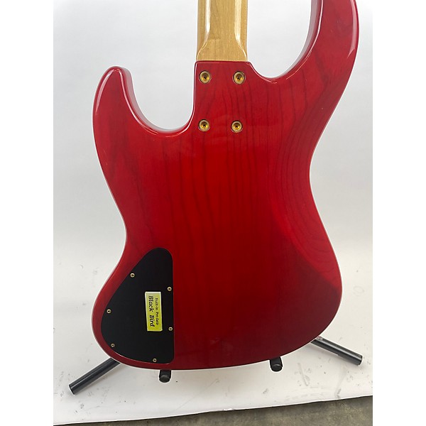 Used Used MOON JJ-44 Red Electric Bass Guitar