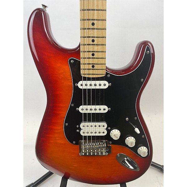 Used Fender Used Fender Player Plus Stratocaster Plus Top HSS Aged Cherry Burst Solid Body Electric Guitar