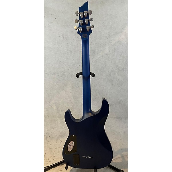 Used Schecter Guitar Research Used Schecter Guitar Research C-1 Platinum Midnight Blue Solid Body Electric Guitar