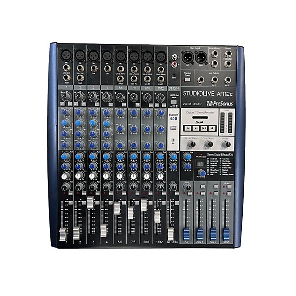 Used PreSonus Studio Live AR12C Powered Mixer