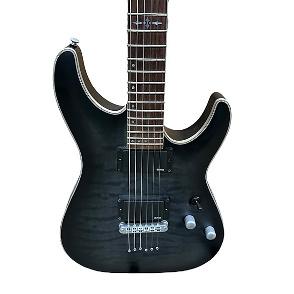 Used Schecter Guitar Research Used Schecter Guitar Research C1 Platinum Black Solid Body Electric Guitar