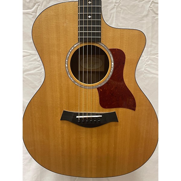 Used Taylor Used Taylor 214CE Deluxe Natural Acoustic Electric Guitar