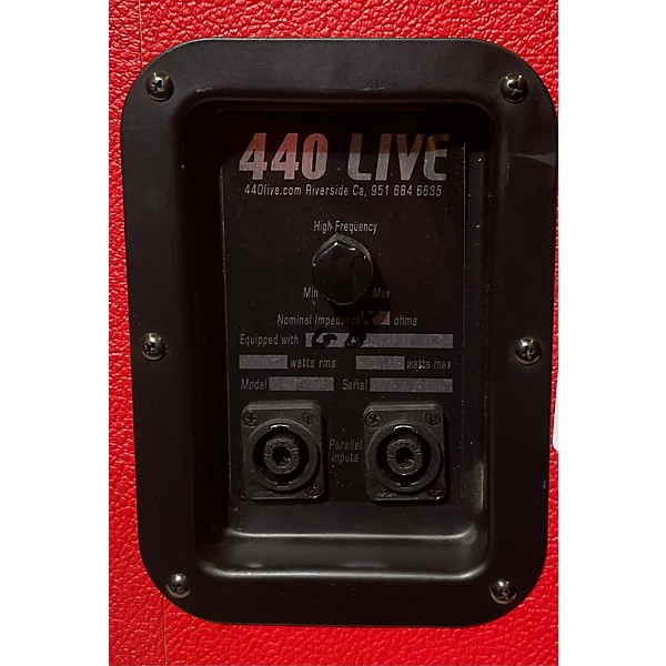 Used Used 440 LIVE 2X10 BASS CABINET 8OHM 600W Bass Cabinet