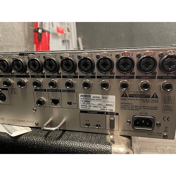 Used Fostex Lr16 Unpowered Mixer