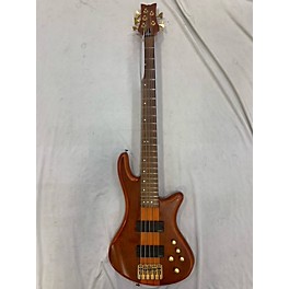 Used Schecter Guitar Research Used Schecter Guitar Research Stiletto Studio 5 String Honey Satin Electric Bass Guitar