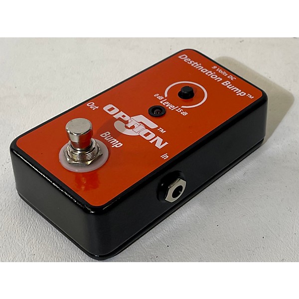 Used Option 5 Destination Bump Boost Effect Pedal