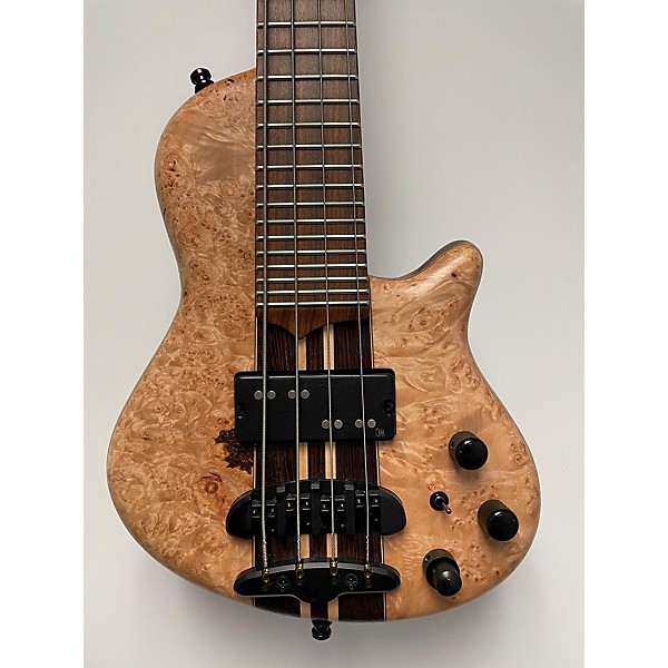 Used Used 2023 Mayones CALI 4 Mini Bass Transparent Custom Color Electric Bass Guitar