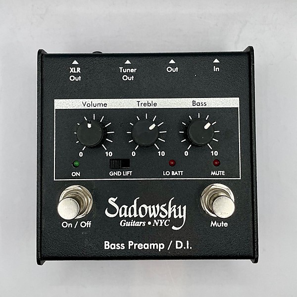 Used Sadowsky Guitars Bass Preamp Pedal