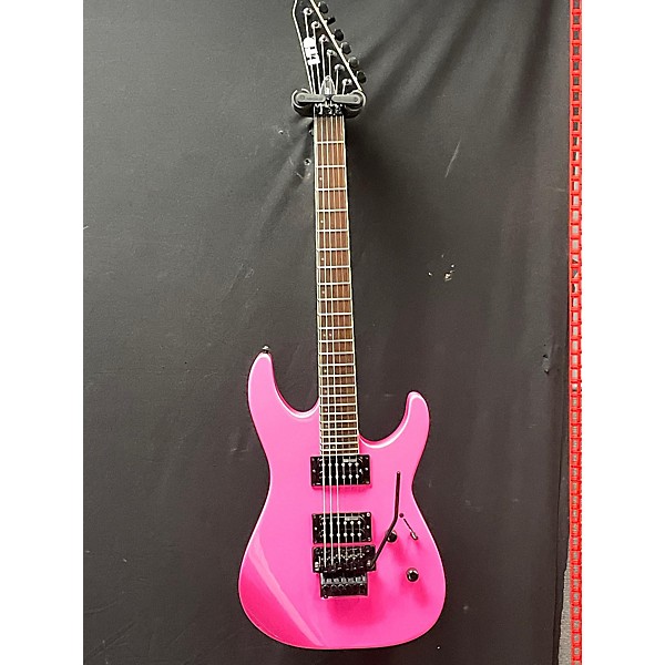 Used ESP Used ESP M-200 Pink Solid Body Electric Guitar