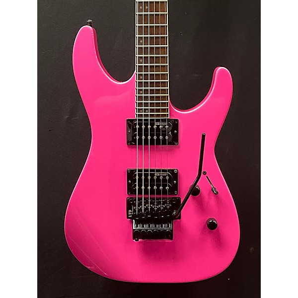 Used ESP Used ESP M-200 Pink Solid Body Electric Guitar