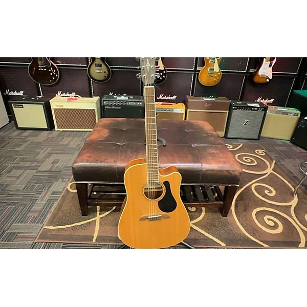 Used Alvarez Used Alvarez AD60CE Artist Series Dreadnought Natural Acoustic Electric Guitar