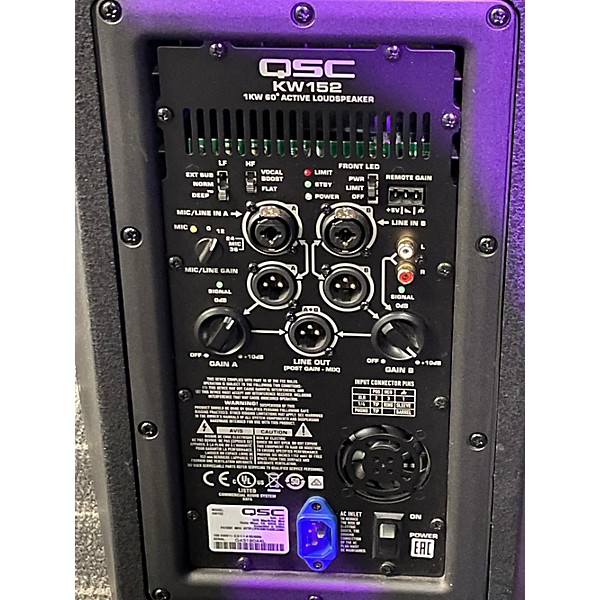 Used QSC KW152 15In 2-Way Powered Speaker