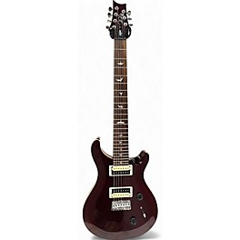 Used PRS Used PRS SE Svn Black Cherry Solid Body Electric Guitar