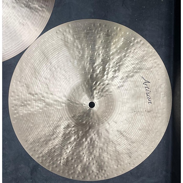 Used SABIAN 14in Artisan Hi Hat Pair Brilliant Cymbal