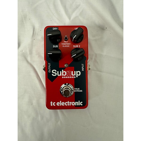 Used TC Electronic Sub N Up Octaver Effect Pedal