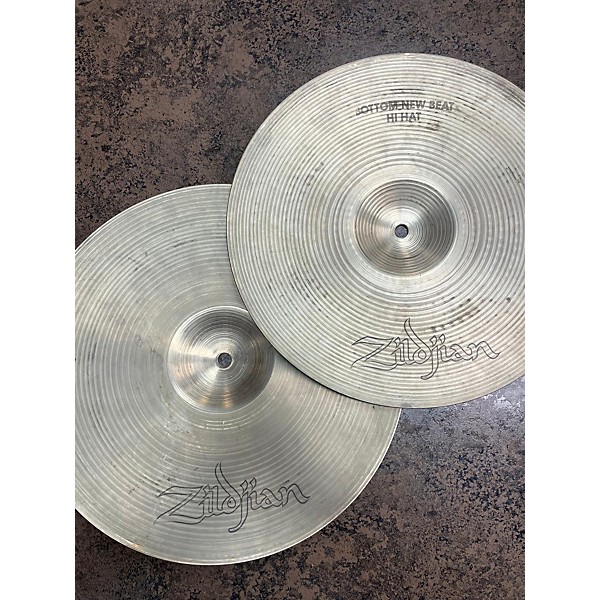 Used Zildjian Used Zildjian 14in New Beat Hi Hat Pair "Hollow Logo" Cymbal