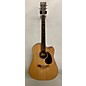 Used Martin Used Martin DCME Natural Acoustic Electric Guitar thumbnail