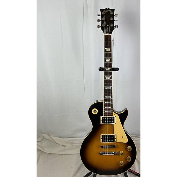 Vintage Gibson Vintage 1980 Gibson Les Paul Standard Sunburst Solid Body Electric Guitar