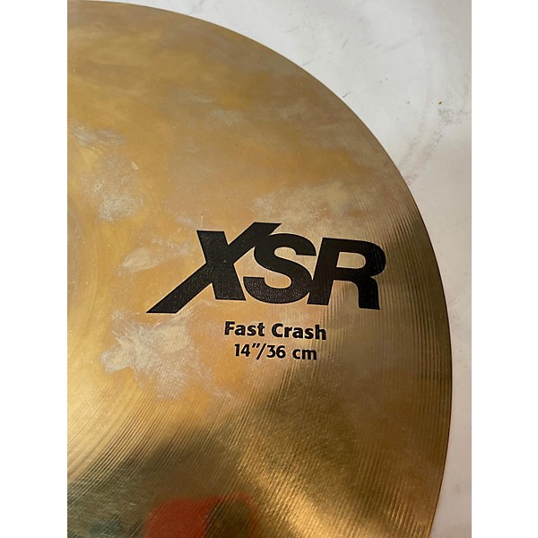Used SABIAN 14in XSR Fast Crash Cymbal