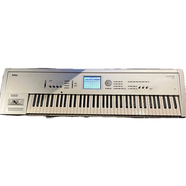 Used KORG 2000s Triton Pro X 88 Key Keyboard Workstation