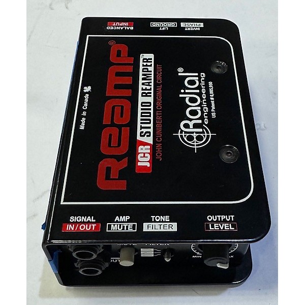 Used Radial Engineering Reamp JCR Studio Reamper Direct Box