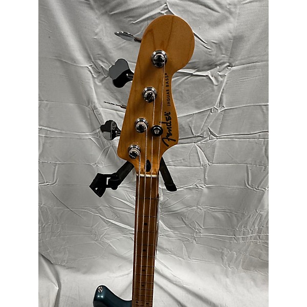 Used Fender Used Fender Jaguar Bass Metallic Blue Electric Bass Guitar