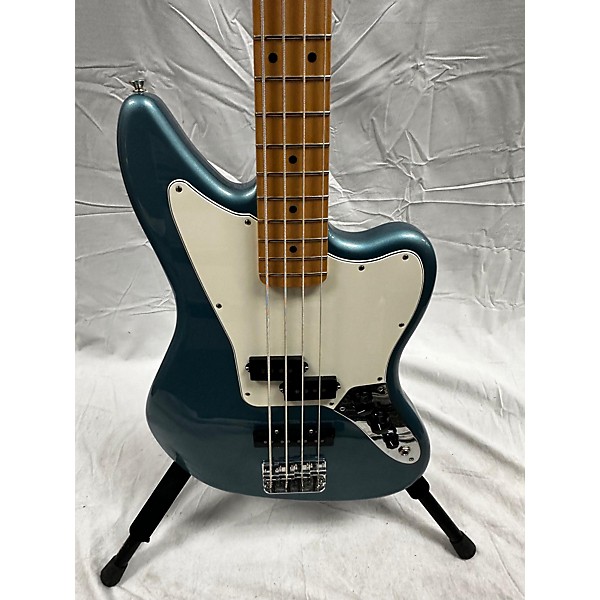 Used Fender Used Fender Jaguar Bass Metallic Blue Electric Bass Guitar