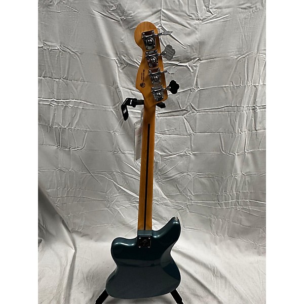 Used Fender Used Fender Jaguar Bass Metallic Blue Electric Bass Guitar