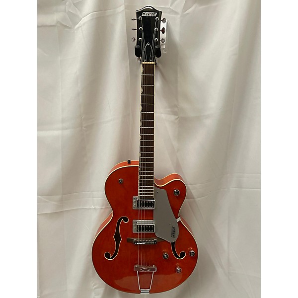 Used Gretsch Guitars Used Gretsch Guitars G5420T Electromatic Trans Orange Hollow Body Electric Guitar