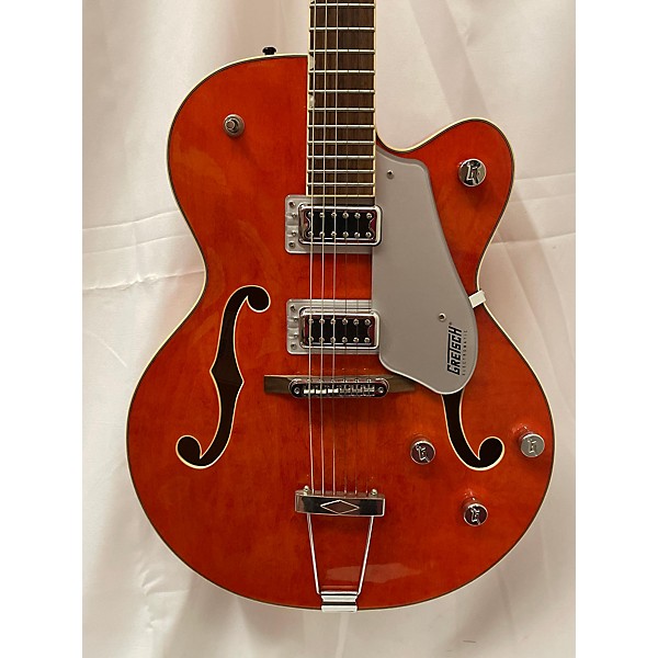 Used Gretsch Guitars Used Gretsch Guitars G5420T Electromatic Trans Orange Hollow Body Electric Guitar