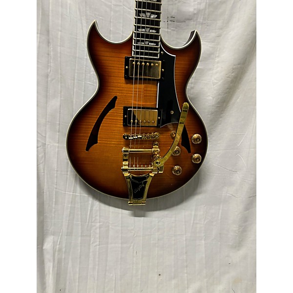 Used Epiphone Used Epiphone Johnny A Signature Custom Sunset Glow Gloss Hollow Body Electric Guitar