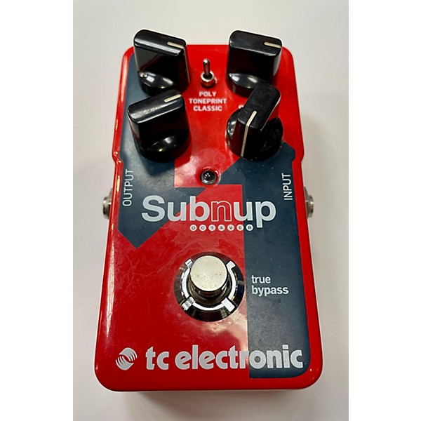 Used TC Electronic Sub N Up Octaver Effect Pedal