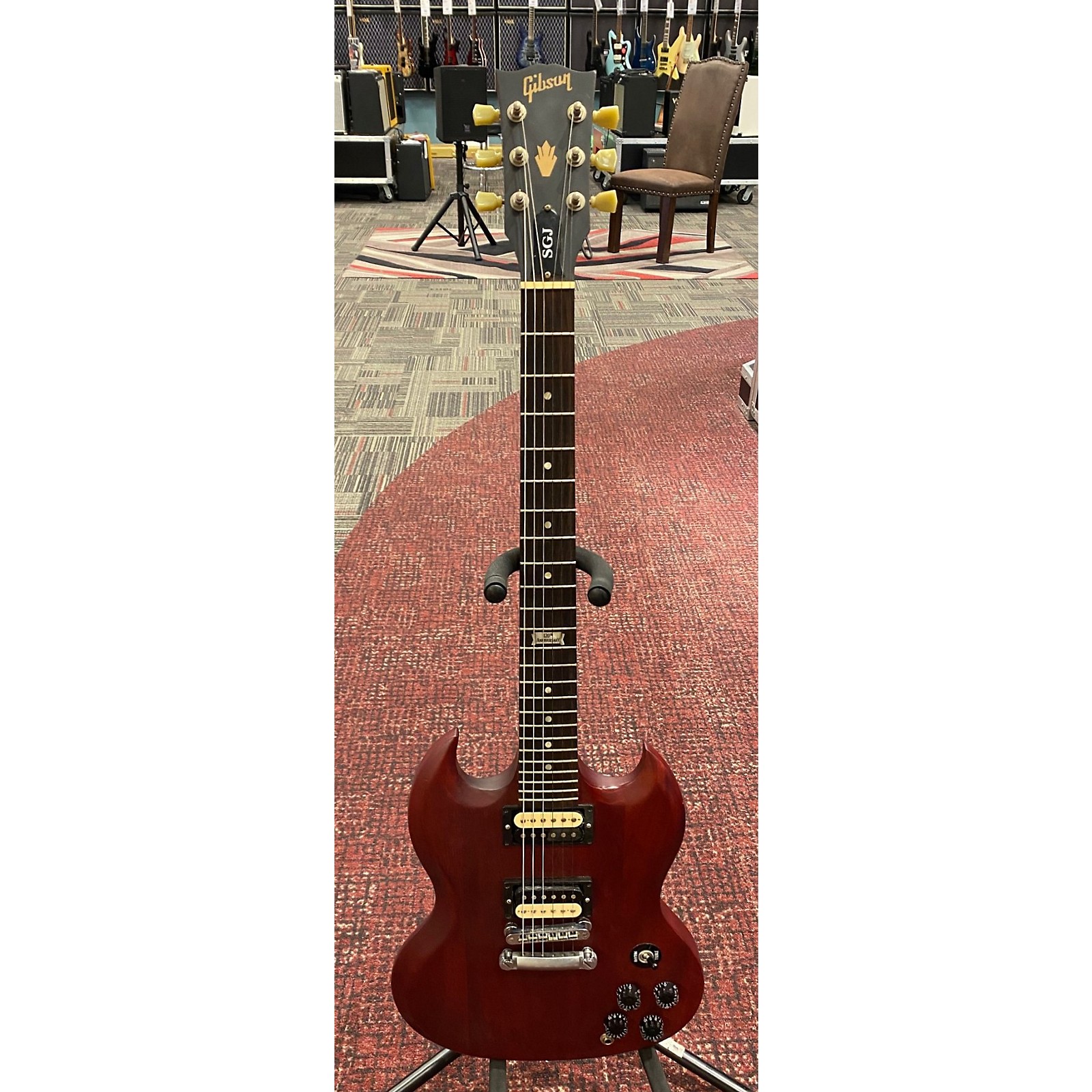 Used Gibson SGJ Satin Cherry | Guitar Center