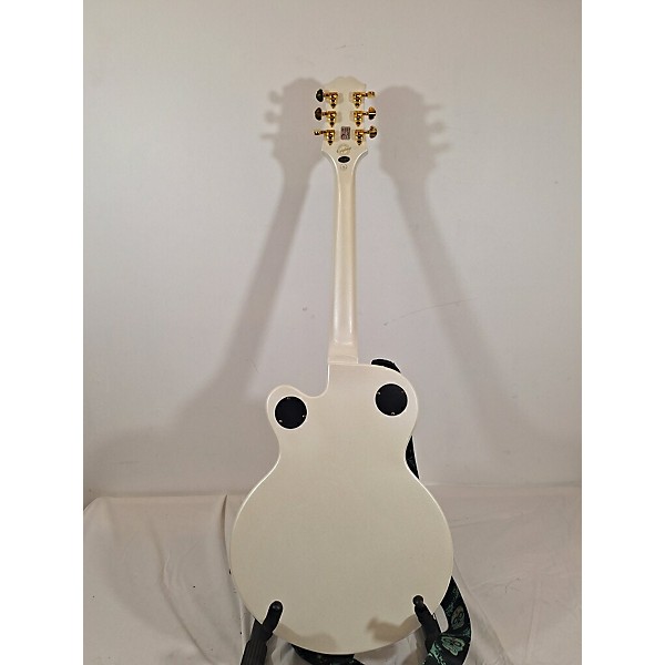 Used Epiphone Used Epiphone Wildkat Pearl White Hollow Body Electric Guitar