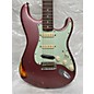 Used Fender Used 2014 Fender Imperial Arc Relic 1960 Strat Paul Waller Master Build Burgundy Mist Over Sunburst Solid Body...