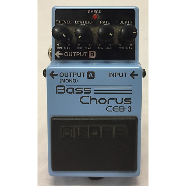 Used BOSS CEB3 Bass Chorus Bass Effect Pedal