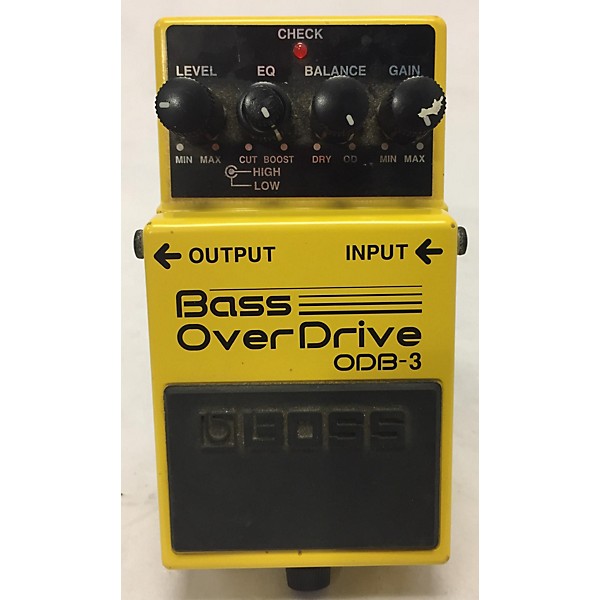 Used BOSS ODB3 Bass Overdrive Bass Effect Pedal